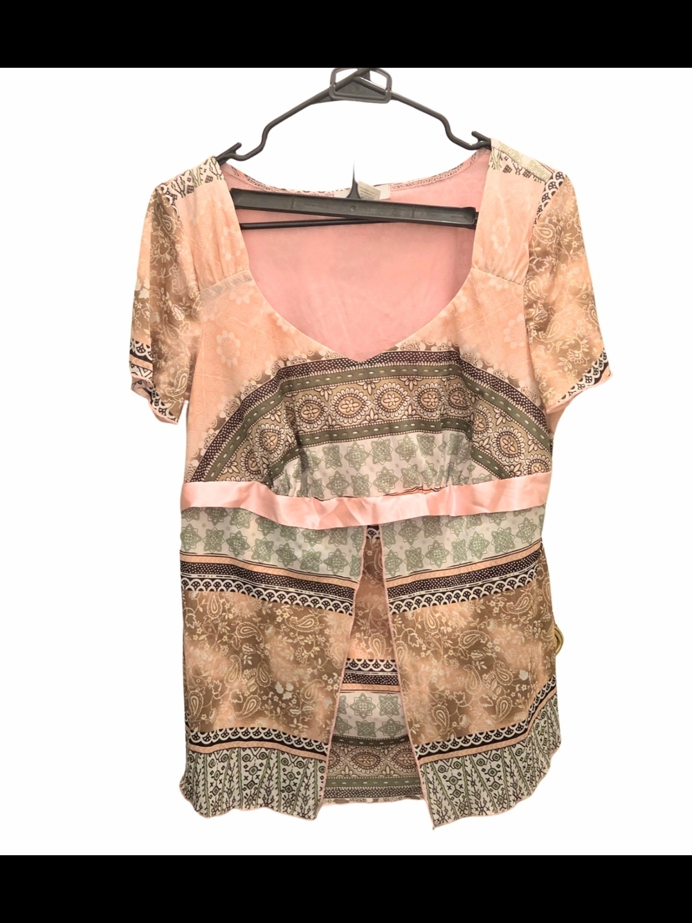 dressbarn Women’s Pink Plus-Size Top (1X)